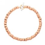 Bracciale Granelli Oro Rosa 9 Kt