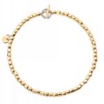 Bracciale Mini Granelli Oro Giallo 18 Kt