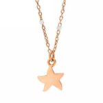 Collana Mini Stellina Oro Rosa 9 Kt