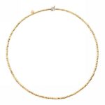 Collana Mini Granelli Oro Giallo 18 Kt