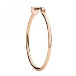 Orecchino Hoop Essentials Oro Rosa 9 kt grande