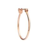 Orecchino Hoop Essentials Oro Rosa 9 kt medio