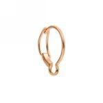 Orecchino Hoop Essentials Oro Rosa 9 kt piccolo