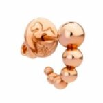 Orecchino Bollicine Oro Rosa 9 Kt - Singolo